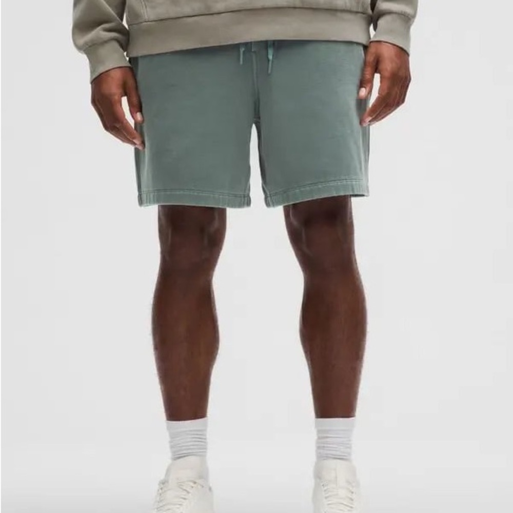 Lululemon Steady State Relaxed-Fit Shorts 7" Wash - Dilute Wash Blackened Pine